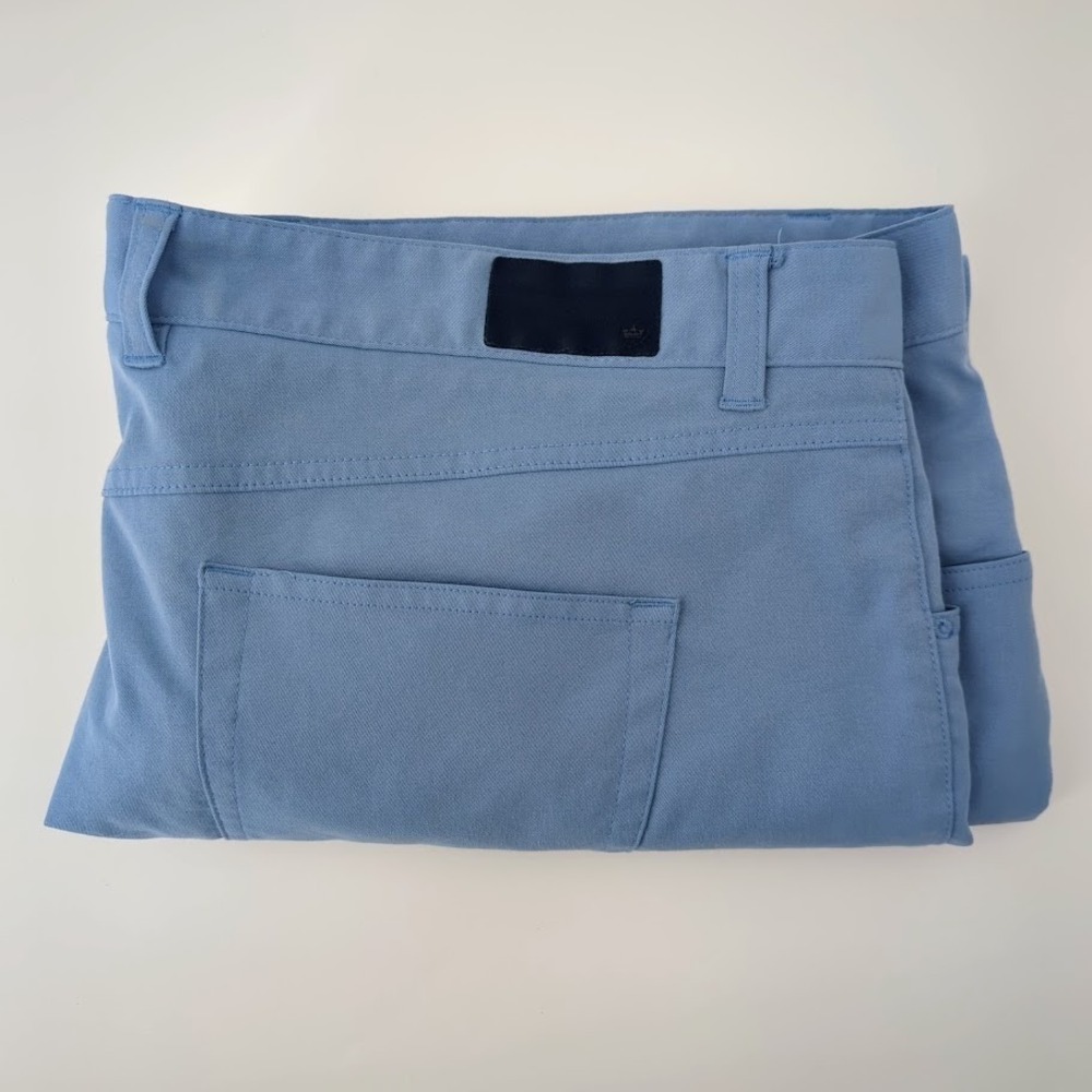 Peter Millar EB66 Performance Pants 42x29 Blue 5 Pocket Golf Stretch Hemmed READ
